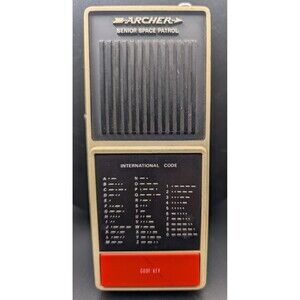 1972 Archer CB Senior Space Patrol Walkie‑Talkie • Model 60‑3031 • Tested Powers